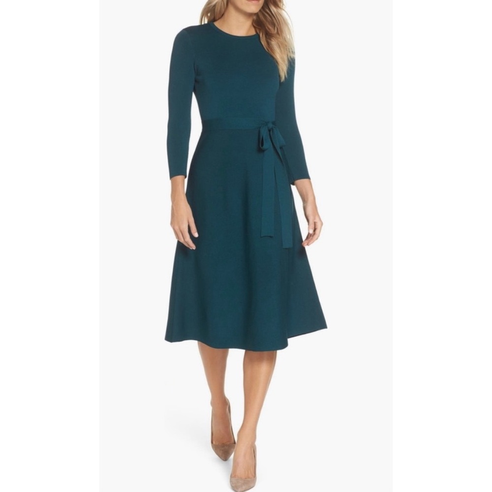 NWT - Eliza J Dress - Dark Teal - Size Small